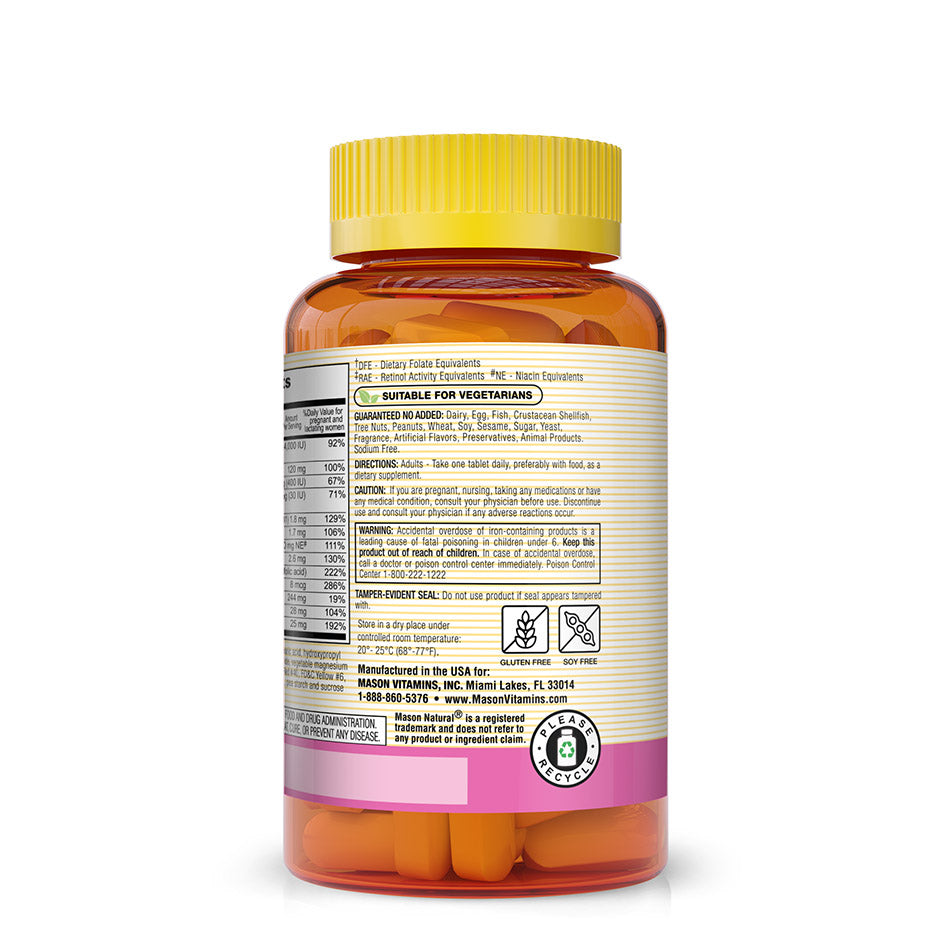 Masonatal Formulación Prenatal 100 Tabletas - Masonatal Prenatal Formulation 100 Tablets